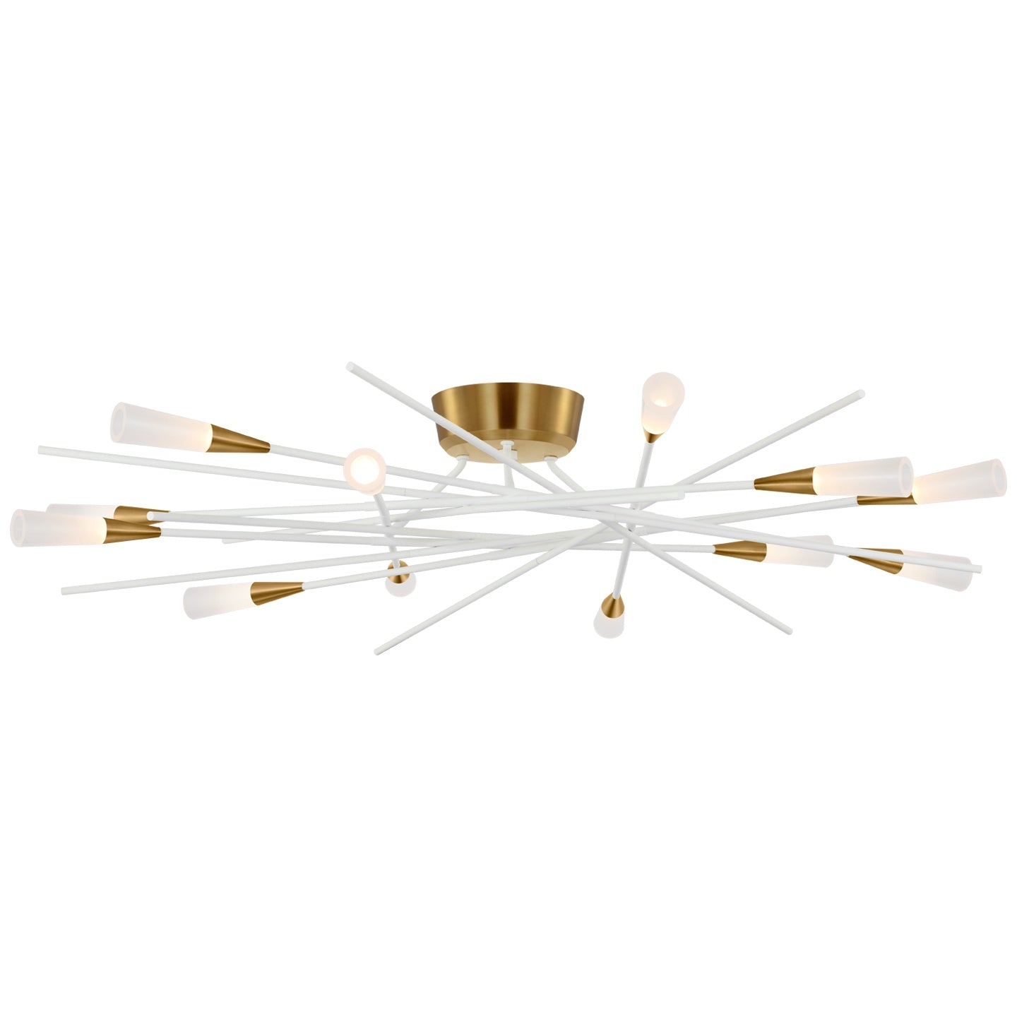 VISUAL COMFORT SIGNATURE, STELLAR RADIAL SEMI-FLUSH MOUNT, FLUSH MOUNT CEILING LIGHTS