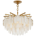 VISUAL COMFORT SIGNATURE, CORA SEMI-FLUSH MOUNT CHANDELIER, CHANDELIER LIGHT