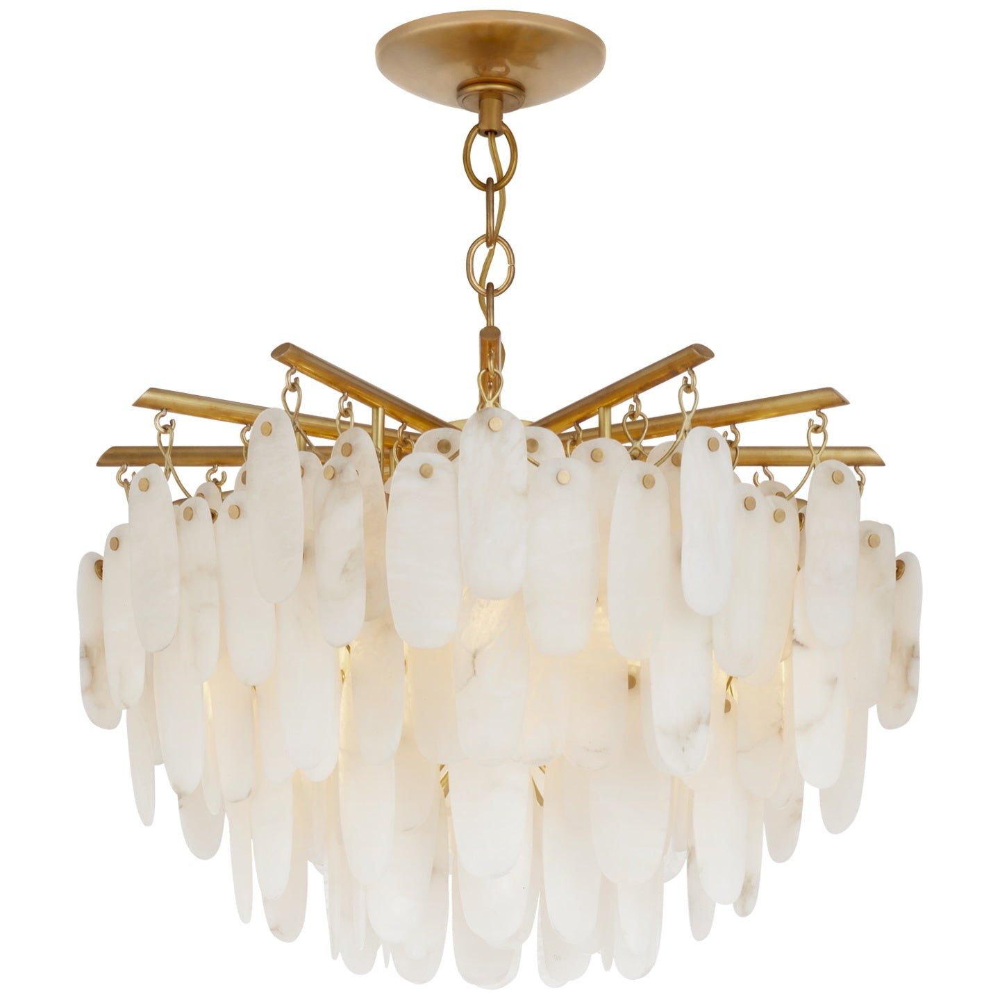 VISUAL COMFORT SIGNATURE, CORA SEMI-FLUSH MOUNT CHANDELIER, CHANDELIER LIGHT
