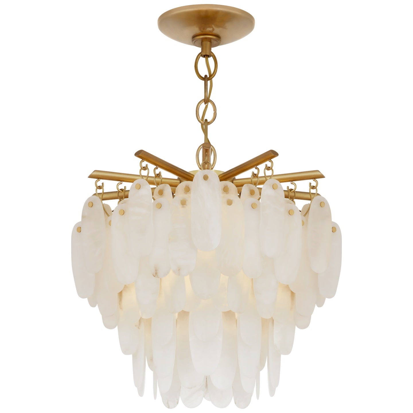 VISUAL COMFORT SIGNATURE, CORA SEMI-FLUSH MOUNT CHANDELIER, CHANDELIER LIGHT