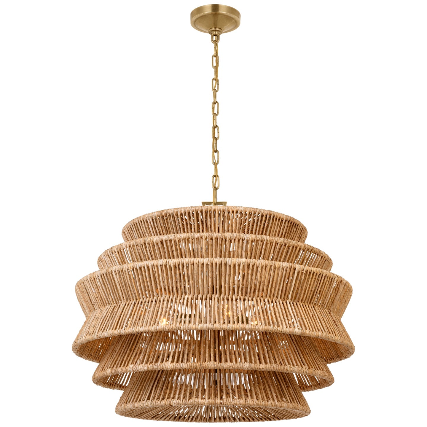 VISUAL COMFORT SIGNATURE, ANTIGUA DRUM CHANDELIER, CHANDELIER LIGHT