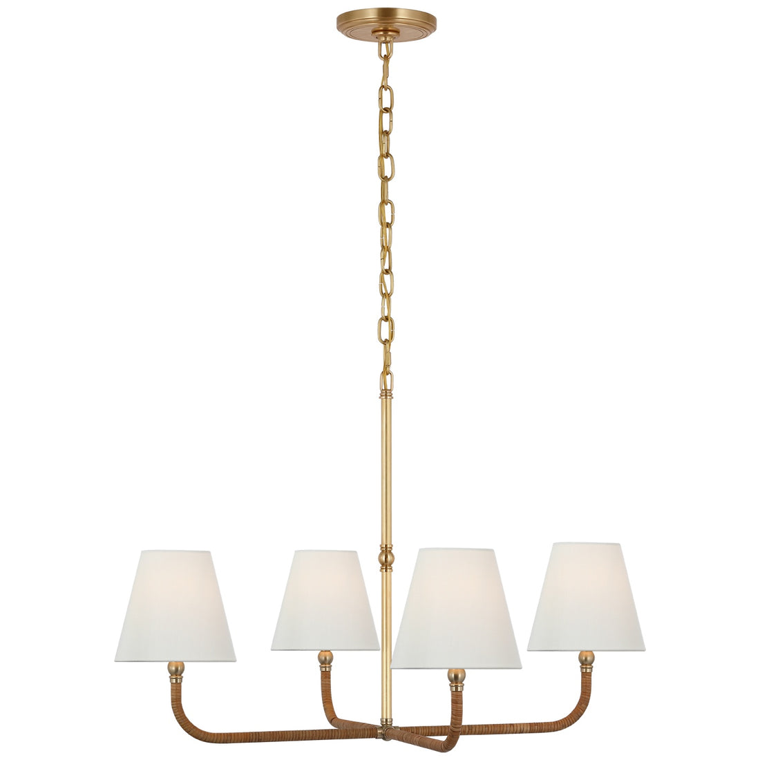 VISUAL COMFORT SIGNATURE, BASDEN SINGLE TIER CHANDELIER, CHANDELIER LIGHT
