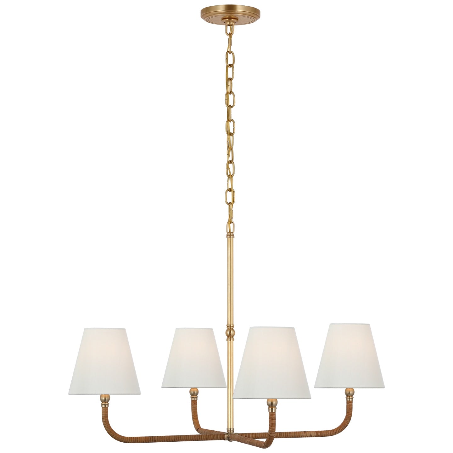 VISUAL COMFORT SIGNATURE, BASDEN SINGLE TIER CHANDELIER, CHANDELIER LIGHT