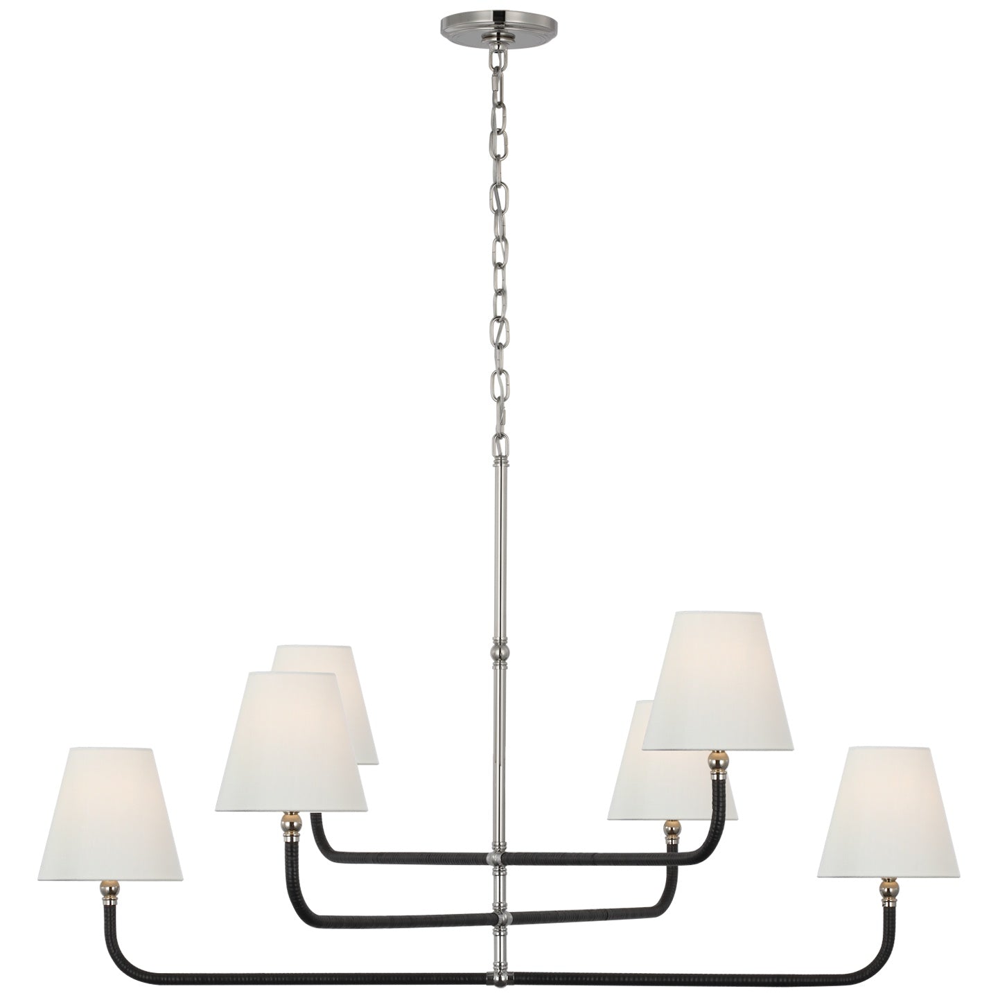 VISUAL COMFORT SIGNATURE, BASDEN THREE TIER CHANDELIER, CHANDELIER LIGHT