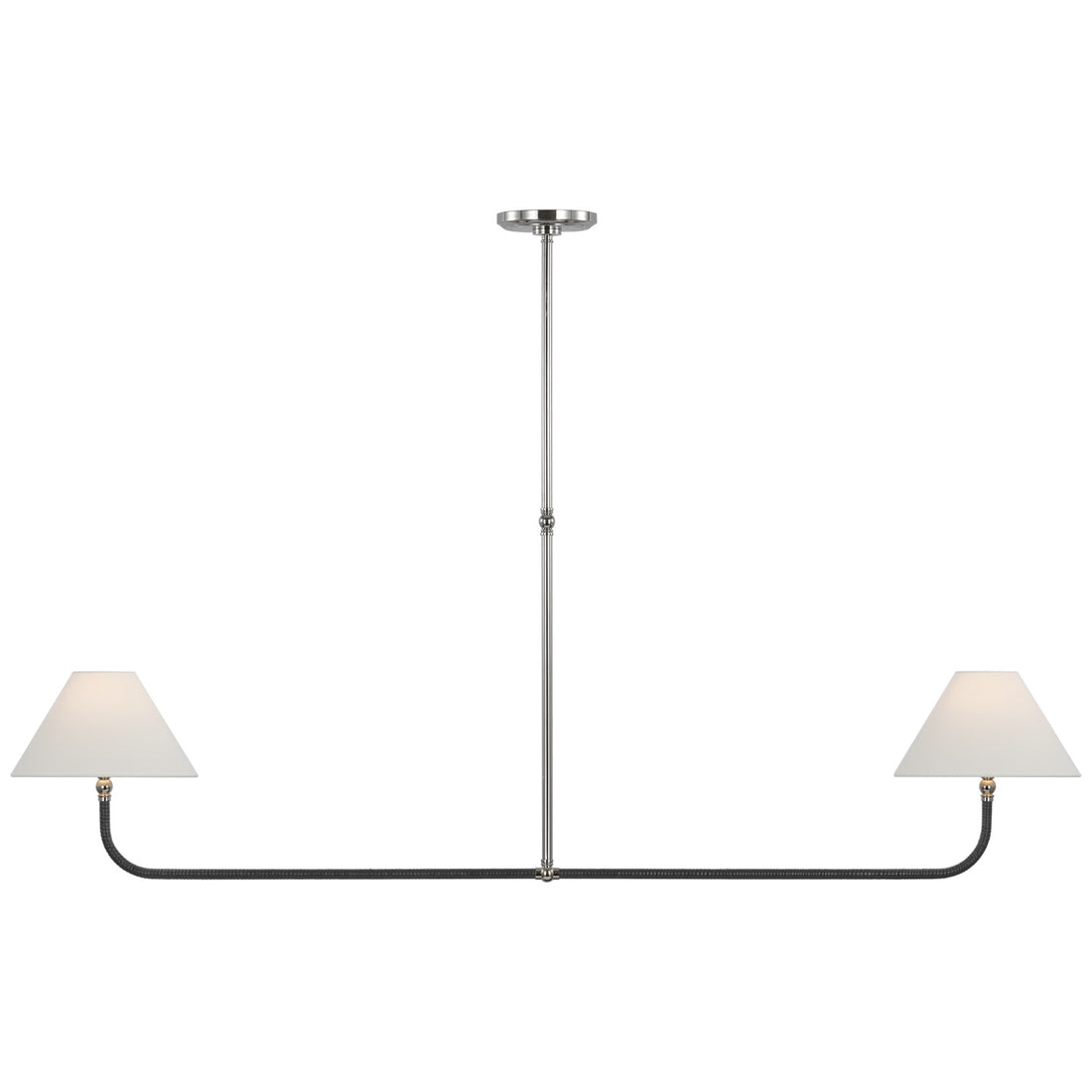 VISUAL COMFORT SIGNATURE, BASDEN LINEAR CHANDELIER, LINEAR LIGHT
