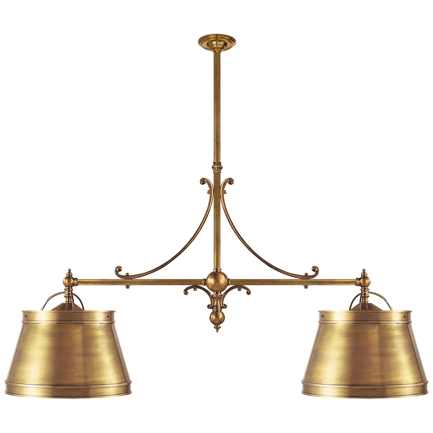 VISUAL COMFORT SIGNATURE, SLOANE DOUBLE SHOP PENDANT, PENDANT LIGHT