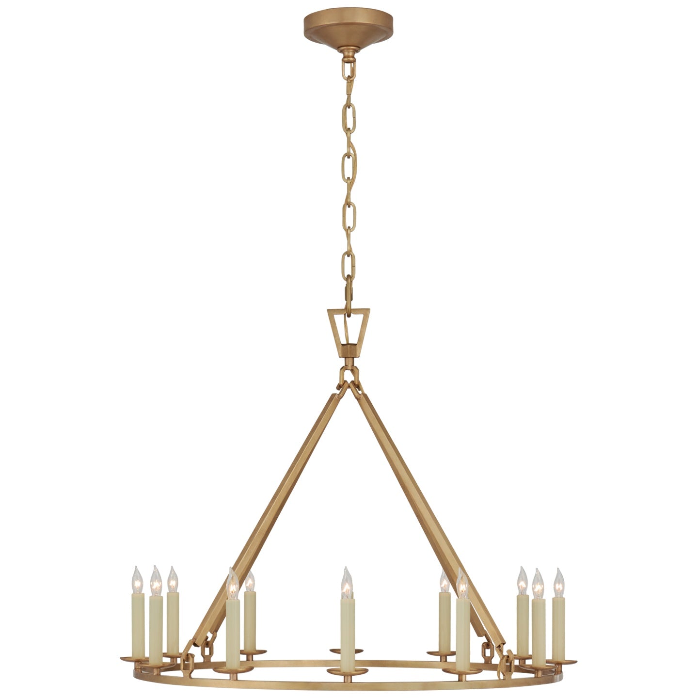 VISUAL COMFORT SIGNATURE, DARLANA RING CHANDELIER, CHANDELIER LIGHT