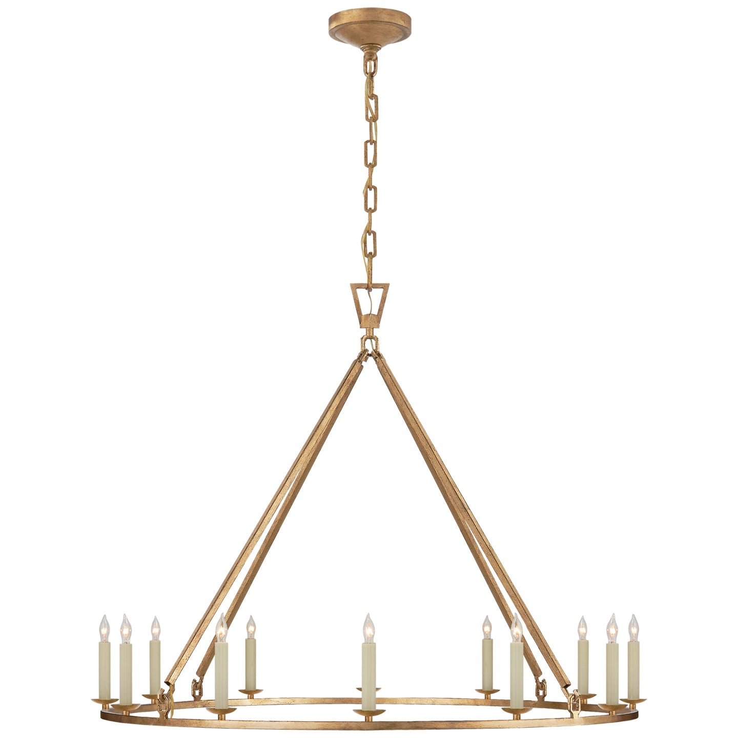 VISUAL COMFORT SIGNATURE, DARLANA RING CHANDELIER, CHANDELIER LIGHT