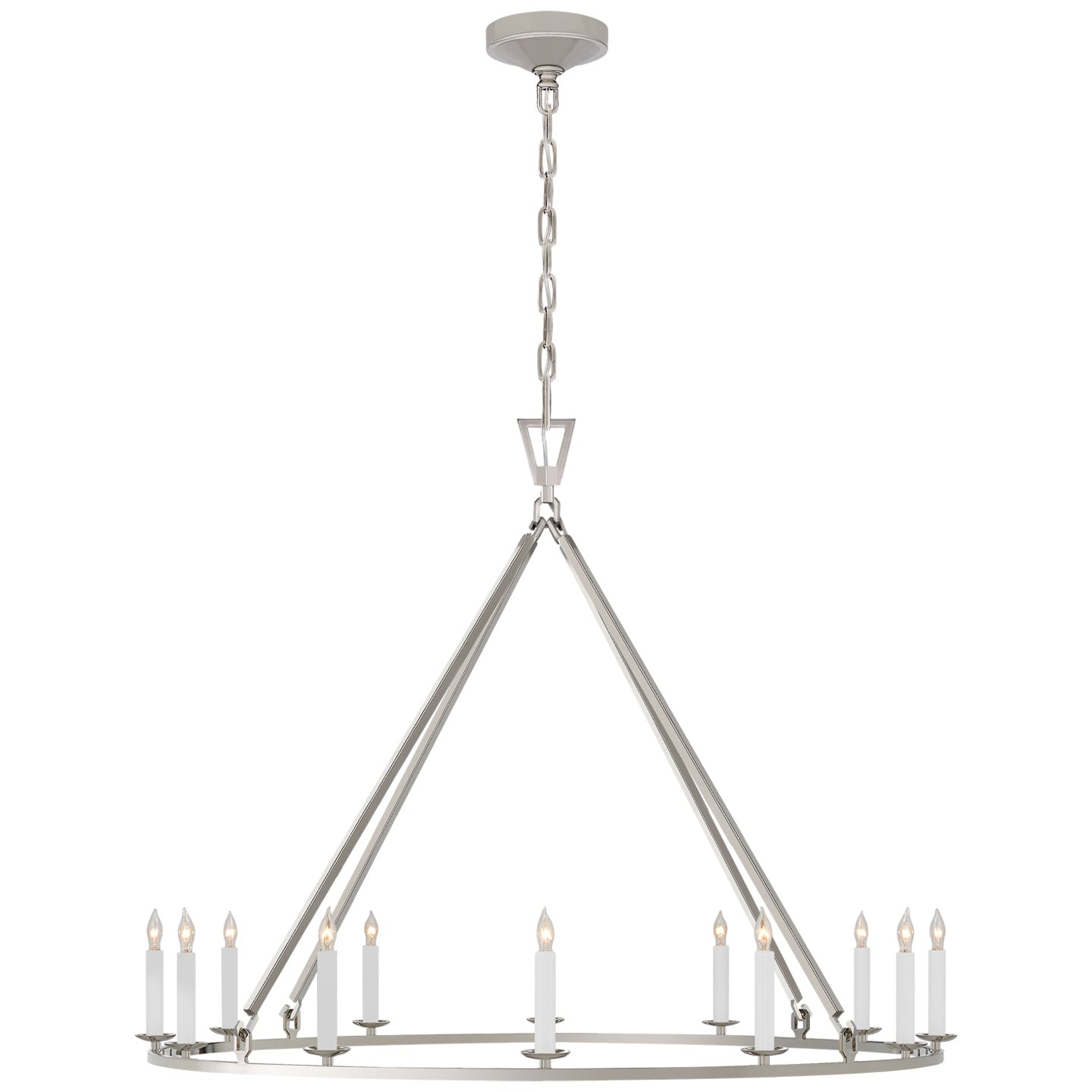VISUAL COMFORT SIGNATURE, DARLANA RING CHANDELIER, CHANDELIER LIGHT