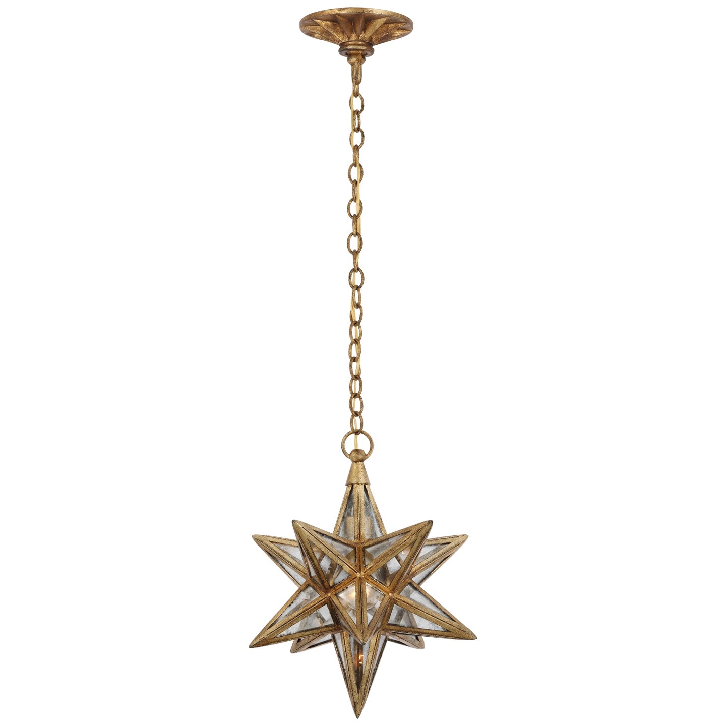 VISUAL COMFORT SIGNATURE, MORAVIAN STAR LANTERN, LANTERN CEILING LIGHT