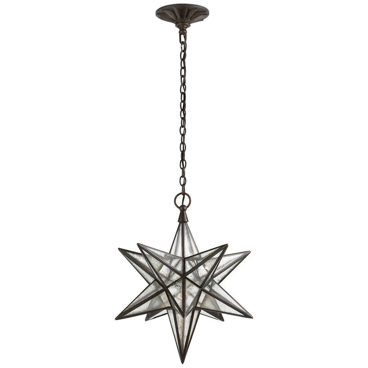 VISUAL COMFORT SIGNATURE, MORAVIAN STAR LANTERN, LANTERN CEILING LIGHT