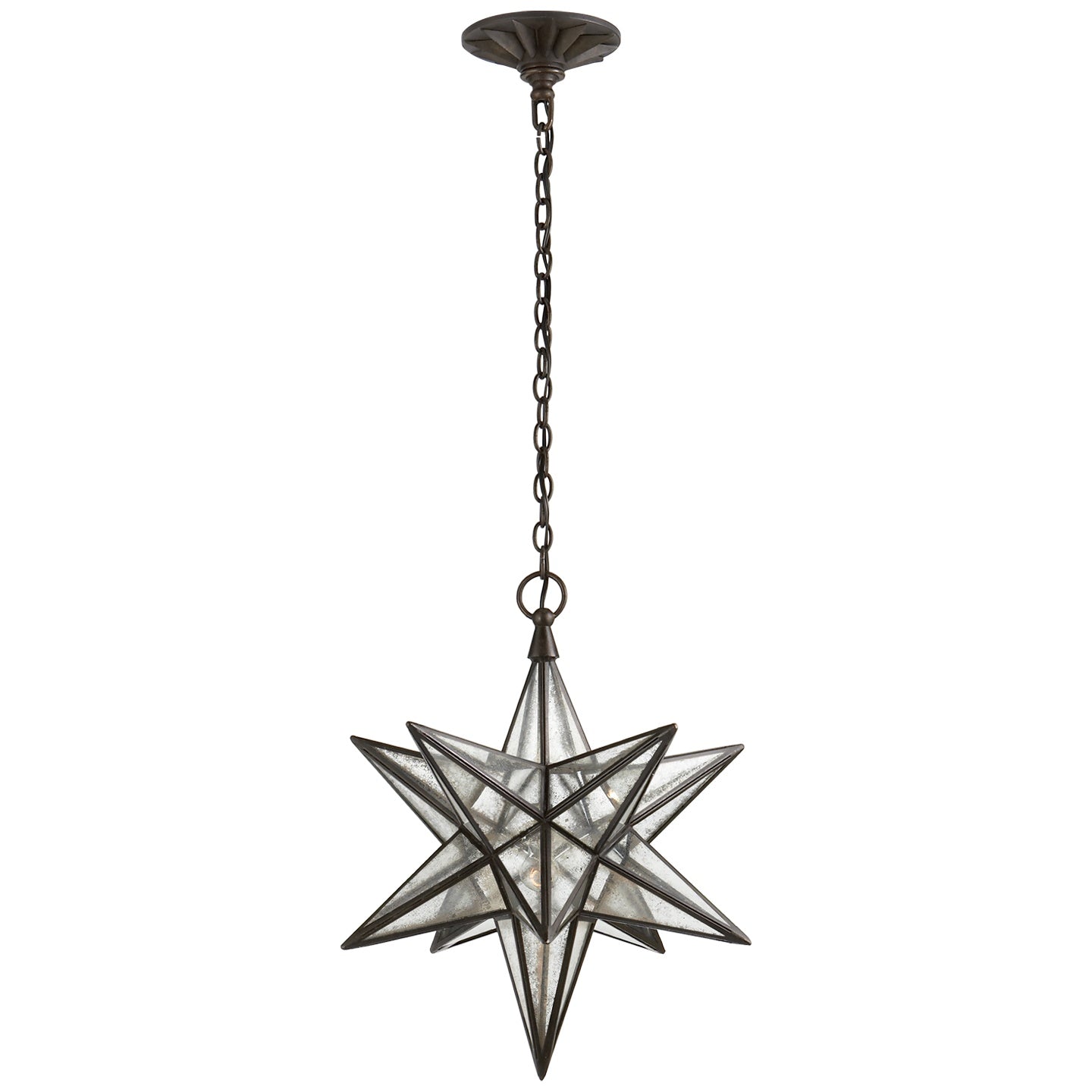 VISUAL COMFORT SIGNATURE, MORAVIAN STAR LANTERN, LANTERN CEILING LIGHT