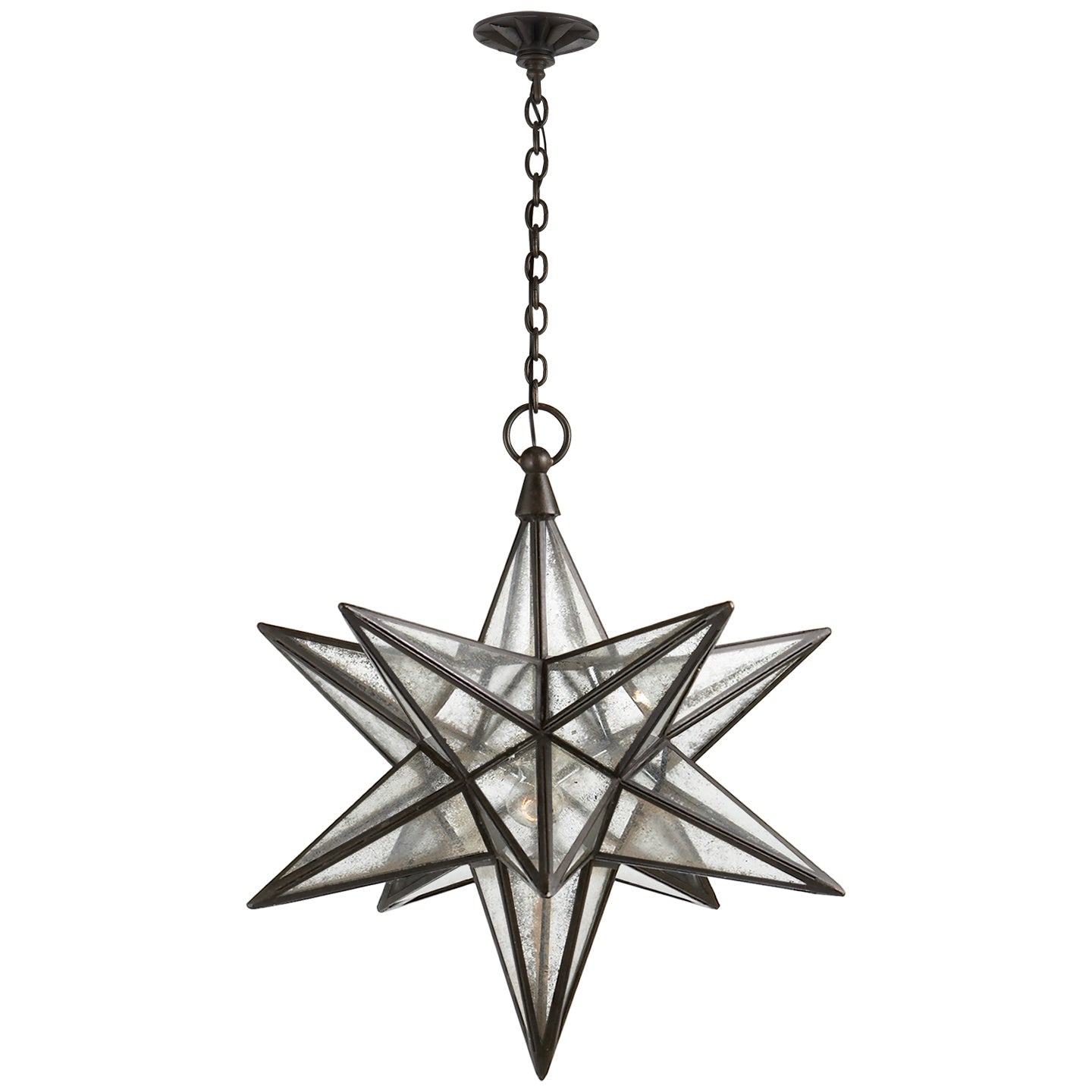 VISUAL COMFORT SIGNATURE, MORAVIAN STAR LANTERN, LANTERN CEILING LIGHT