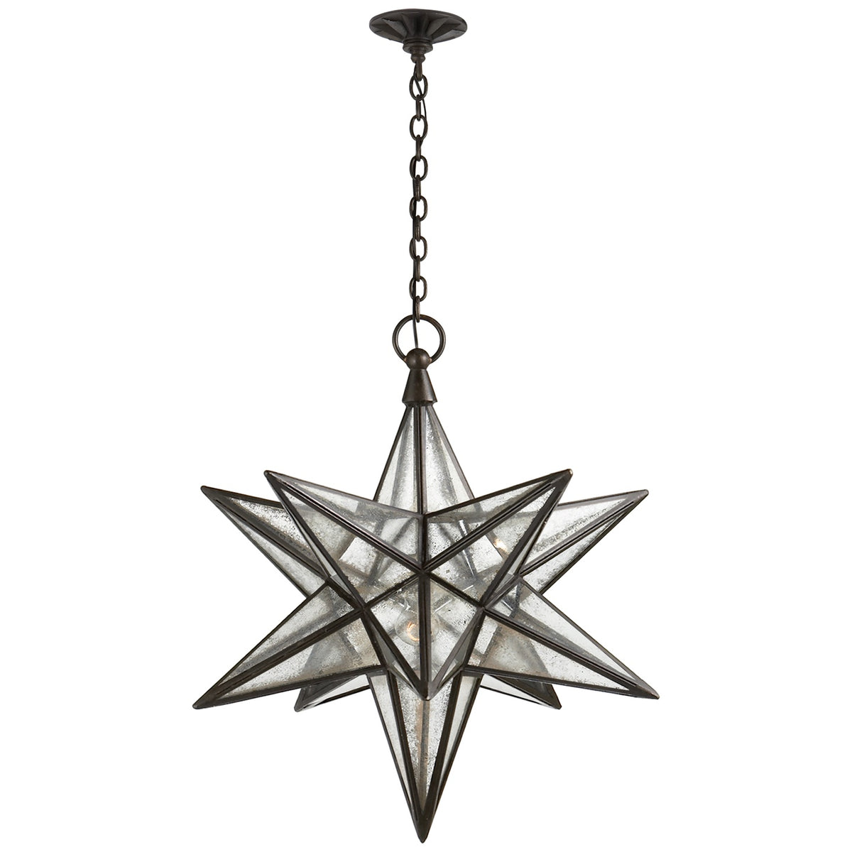 VISUAL COMFORT SIGNATURE, MORAVIAN STAR LANTERN, LANTERN CEILING LIGHT