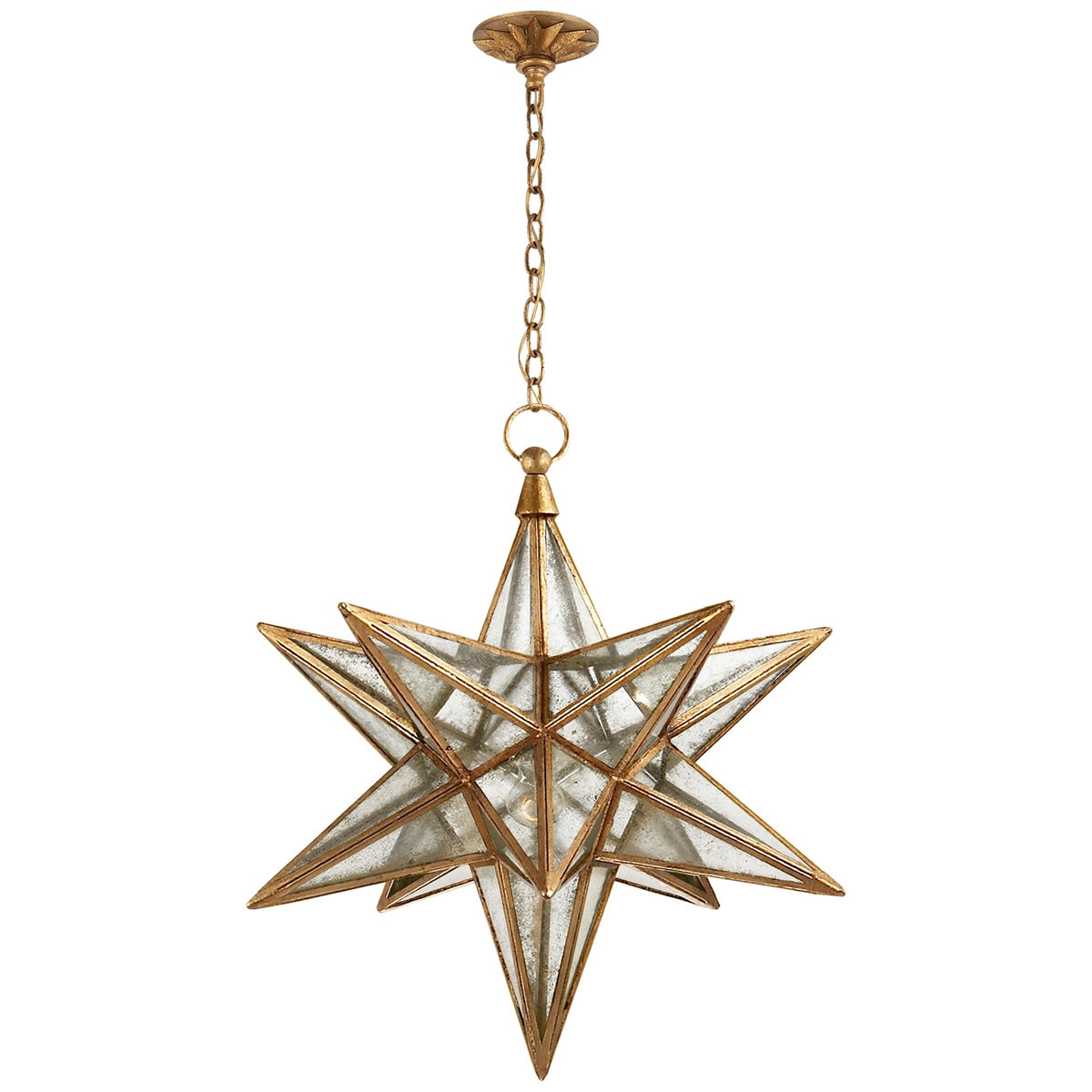 VISUAL COMFORT SIGNATURE, MORAVIAN STAR LANTERN, LANTERN CEILING LIGHT