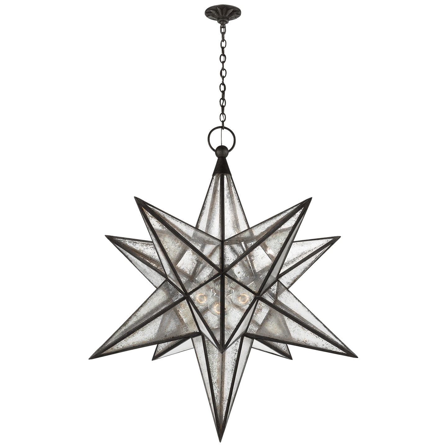 VISUAL COMFORT SIGNATURE, MORAVIAN XL STAR LANTERN, LANTERN CEILING LIGHT