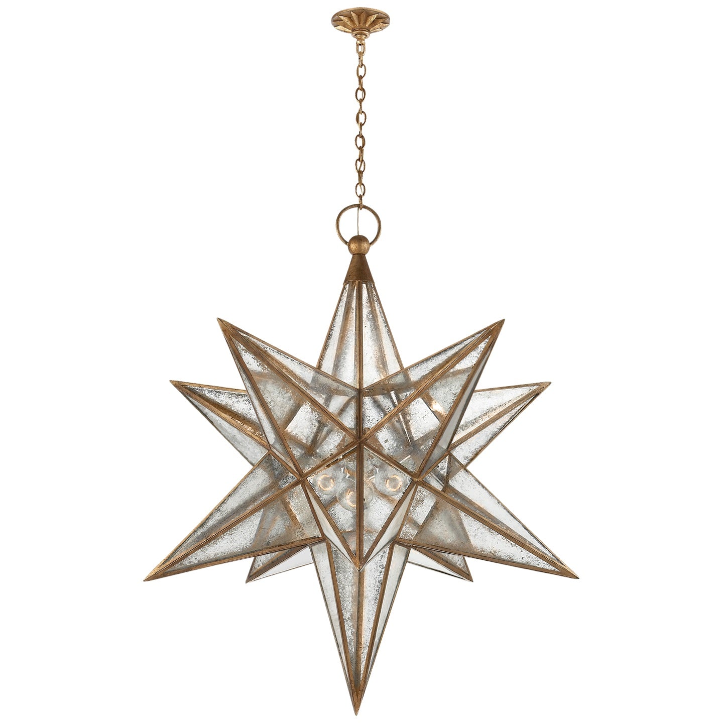VISUAL COMFORT SIGNATURE, MORAVIAN XL STAR LANTERN, LANTERN CEILING LIGHT