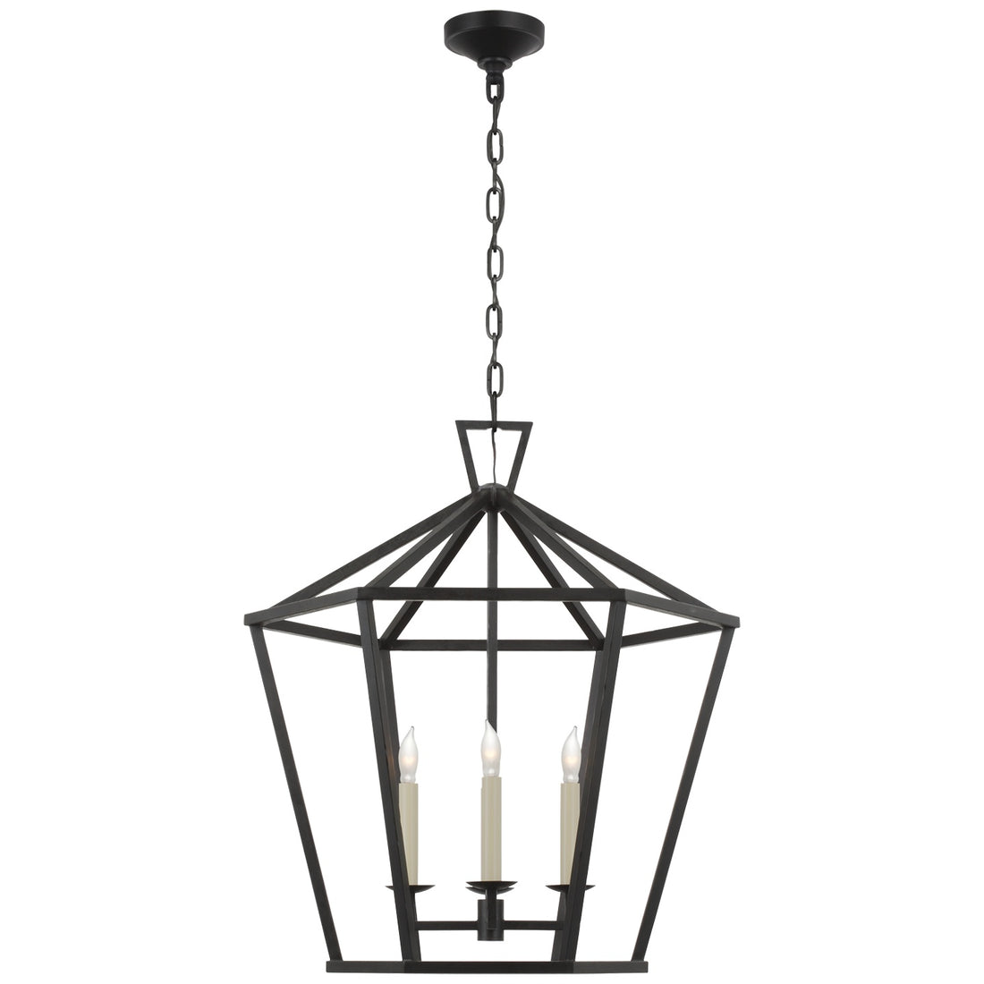 VISUAL COMFORT SIGNATURE, DARLANA HEXAGONAL LANTERN, LANTERN CEILING LIGHT