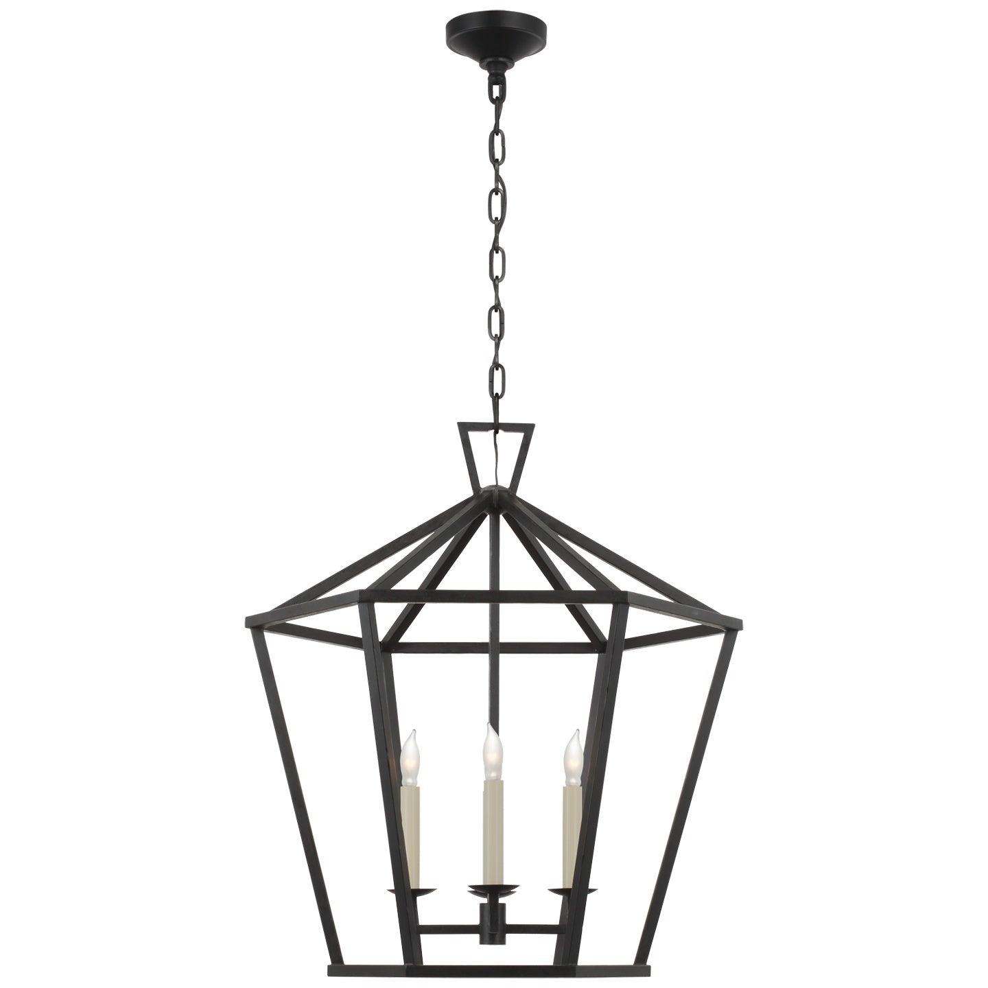 VISUAL COMFORT SIGNATURE, DARLANA HEXAGONAL LANTERN, LANTERN CEILING LIGHT