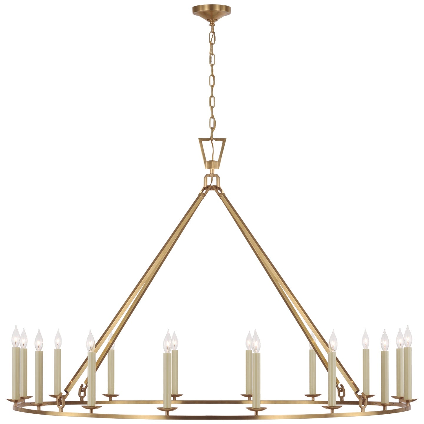 VISUAL COMFORT SIGNATURE, DARLANA RING CHANDELIER, CHANDELIER LIGHT