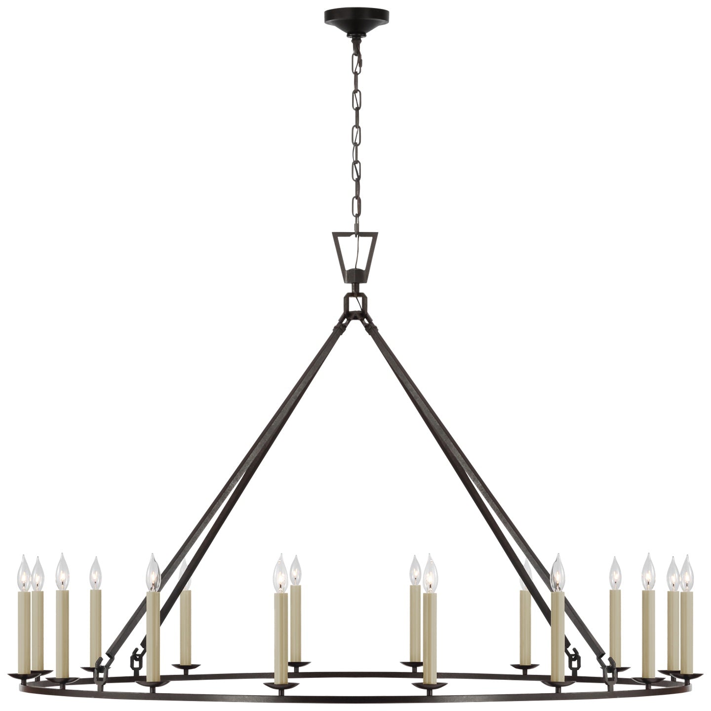VISUAL COMFORT SIGNATURE, DARLANA RING CHANDELIER, CHANDELIER LIGHT