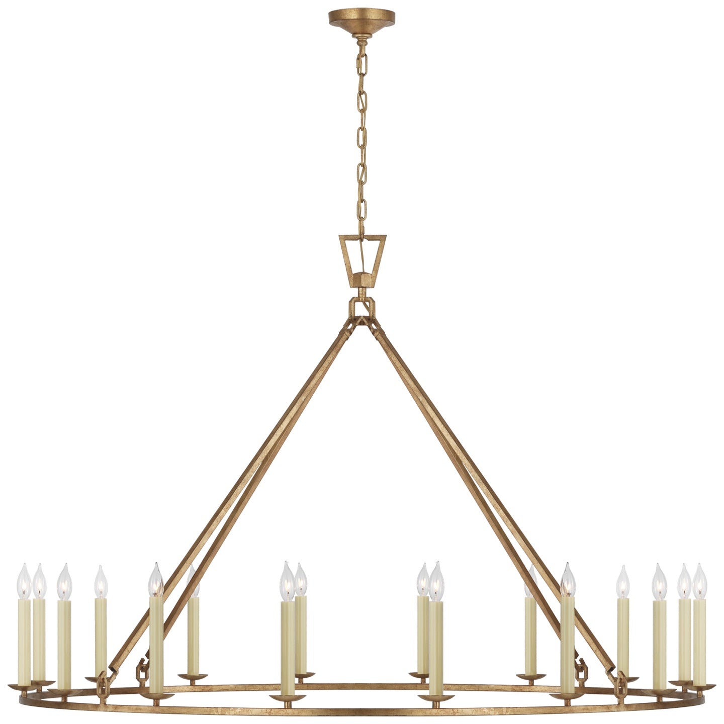 VISUAL COMFORT SIGNATURE, DARLANA RING CHANDELIER, CHANDELIER LIGHT