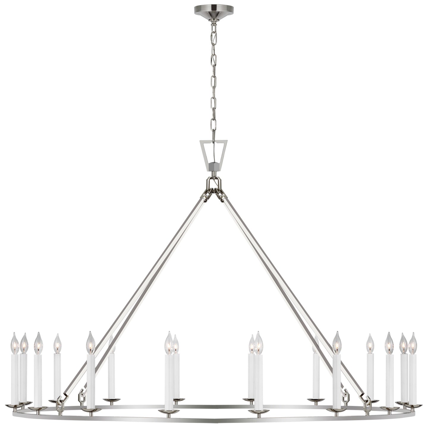 VISUAL COMFORT SIGNATURE, DARLANA RING CHANDELIER, CHANDELIER LIGHT