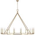 VISUAL COMFORT SIGNATURE, DARLANA GRANDE SINGLE RING CHANDELIER, CHANDELIER LIGHT