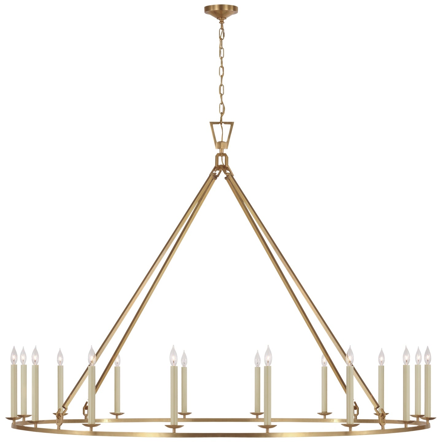 VISUAL COMFORT SIGNATURE, DARLANA GRANDE SINGLE RING CHANDELIER, CHANDELIER LIGHT