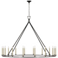 VISUAL COMFORT SIGNATURE, DARLANA GRANDE SINGLE RING CHANDELIER, CHANDELIER LIGHT