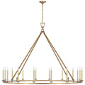 VISUAL COMFORT SIGNATURE, DARLANA GRANDE SINGLE RING CHANDELIER, CHANDELIER LIGHT