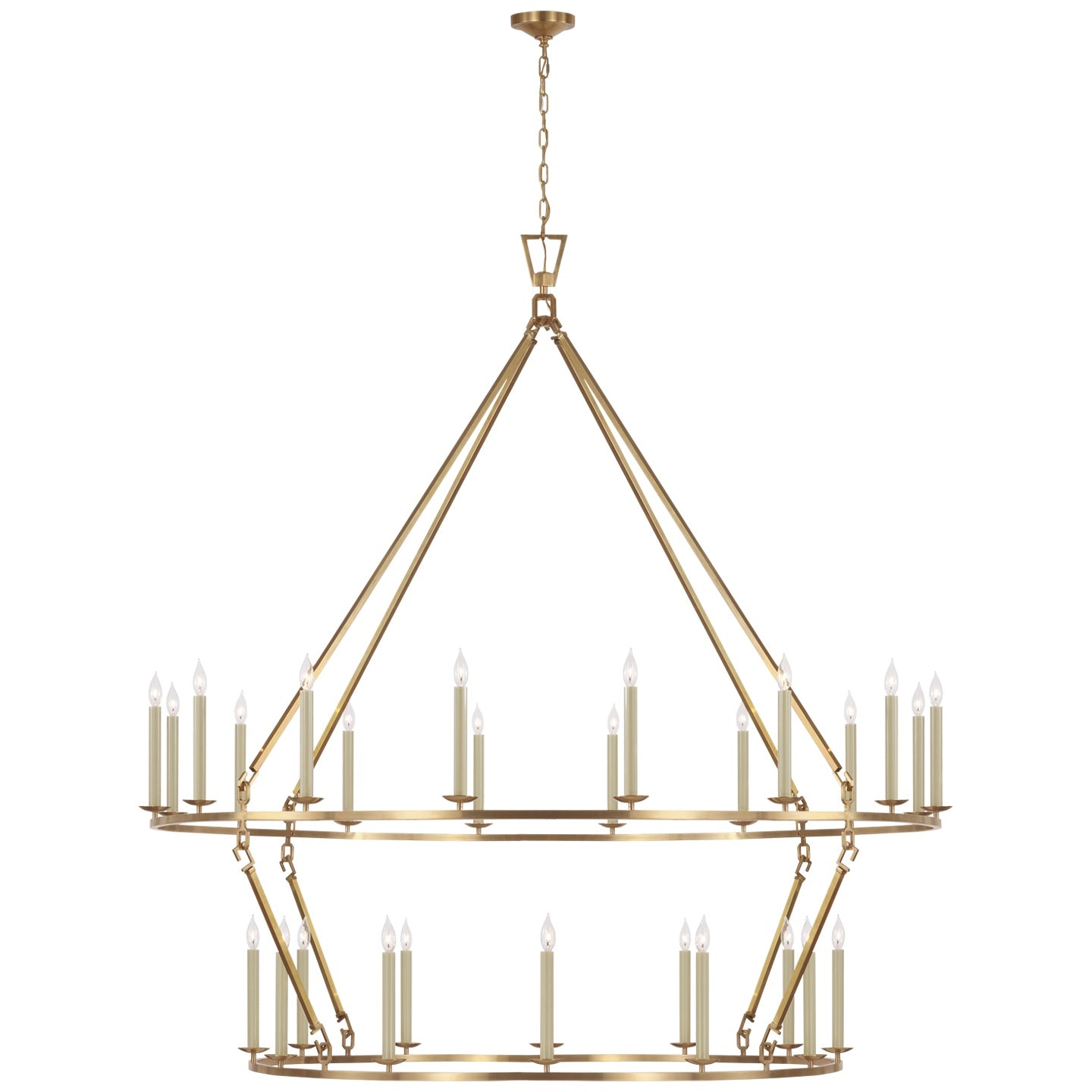 VISUAL COMFORT SIGNATURE, DARLANA GRANDE TWO TIER CHANDELIER, CHANDELIER LIGHT