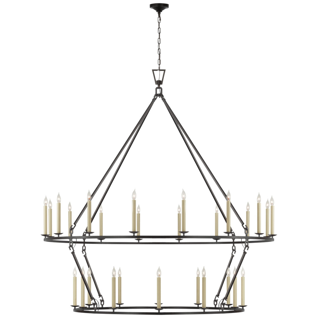 VISUAL COMFORT SIGNATURE, DARLANA GRANDE TWO TIER CHANDELIER, CHANDELIER LIGHT