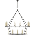 VISUAL COMFORT SIGNATURE, DARLANA GRANDE TWO TIER CHANDELIER, CHANDELIER LIGHT