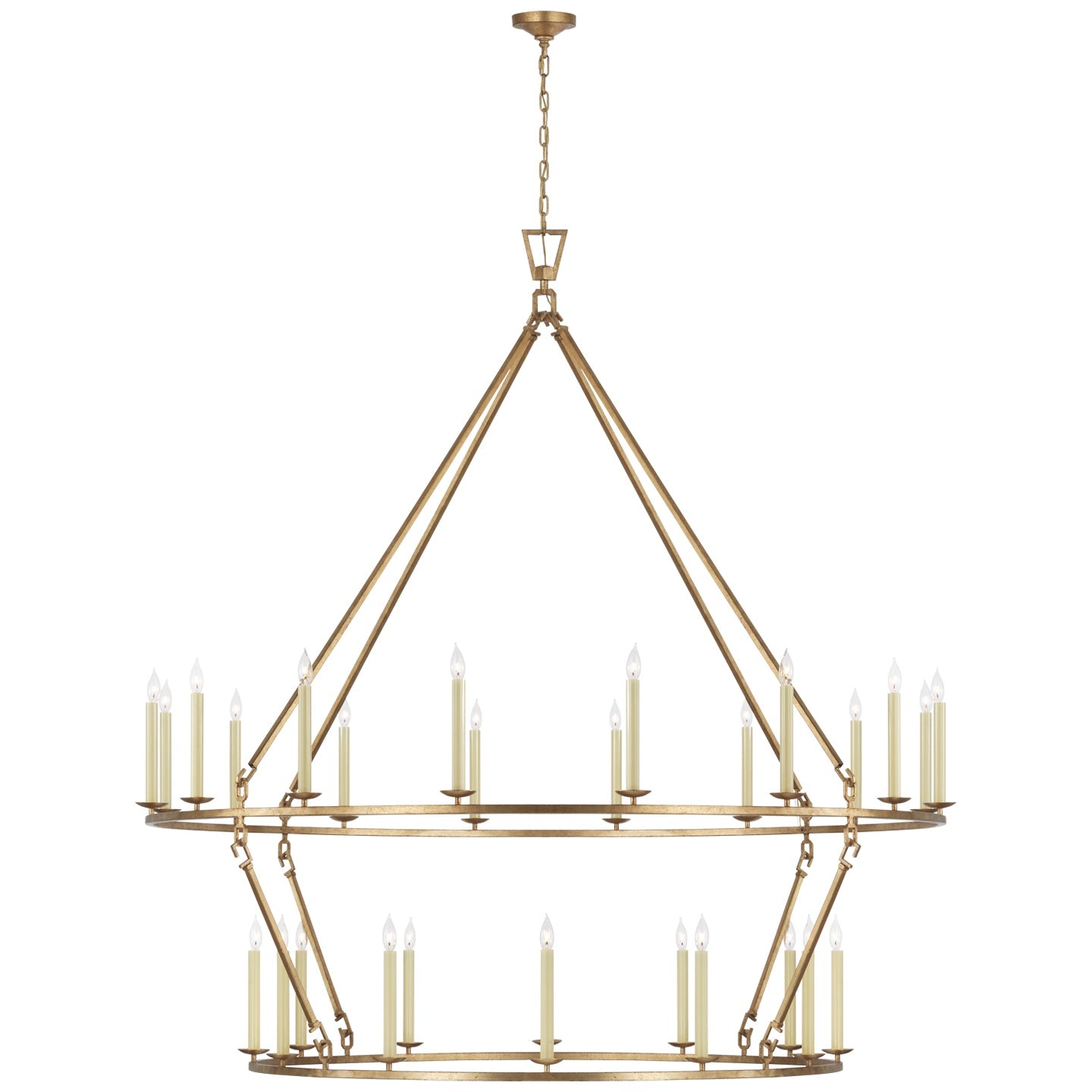 VISUAL COMFORT SIGNATURE, DARLANA GRANDE TWO TIER CHANDELIER, CHANDELIER LIGHT