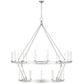 VISUAL COMFORT SIGNATURE, DARLANA GRANDE TWO TIER CHANDELIER, CHANDELIER LIGHT