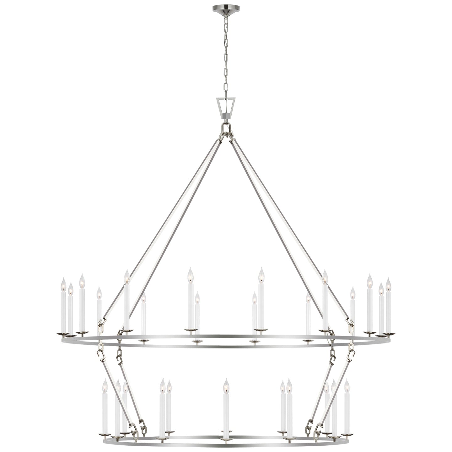 VISUAL COMFORT SIGNATURE, DARLANA GRANDE TWO TIER CHANDELIER, CHANDELIER LIGHT