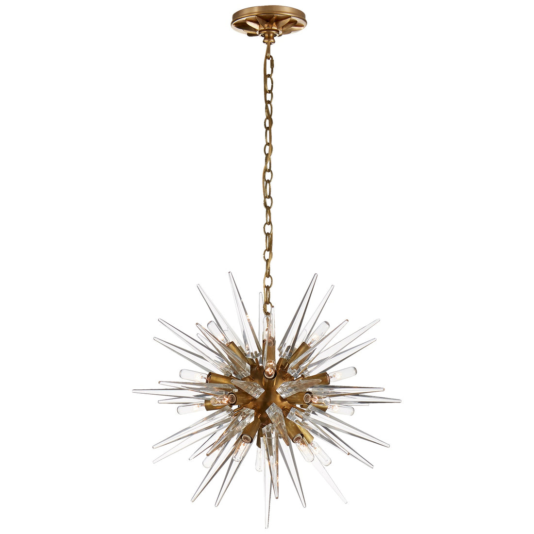 VISUAL COMFORT SIGNATURE, QUINCY SPUTNIK CHANDELIER, CHANDELIER LIGHT