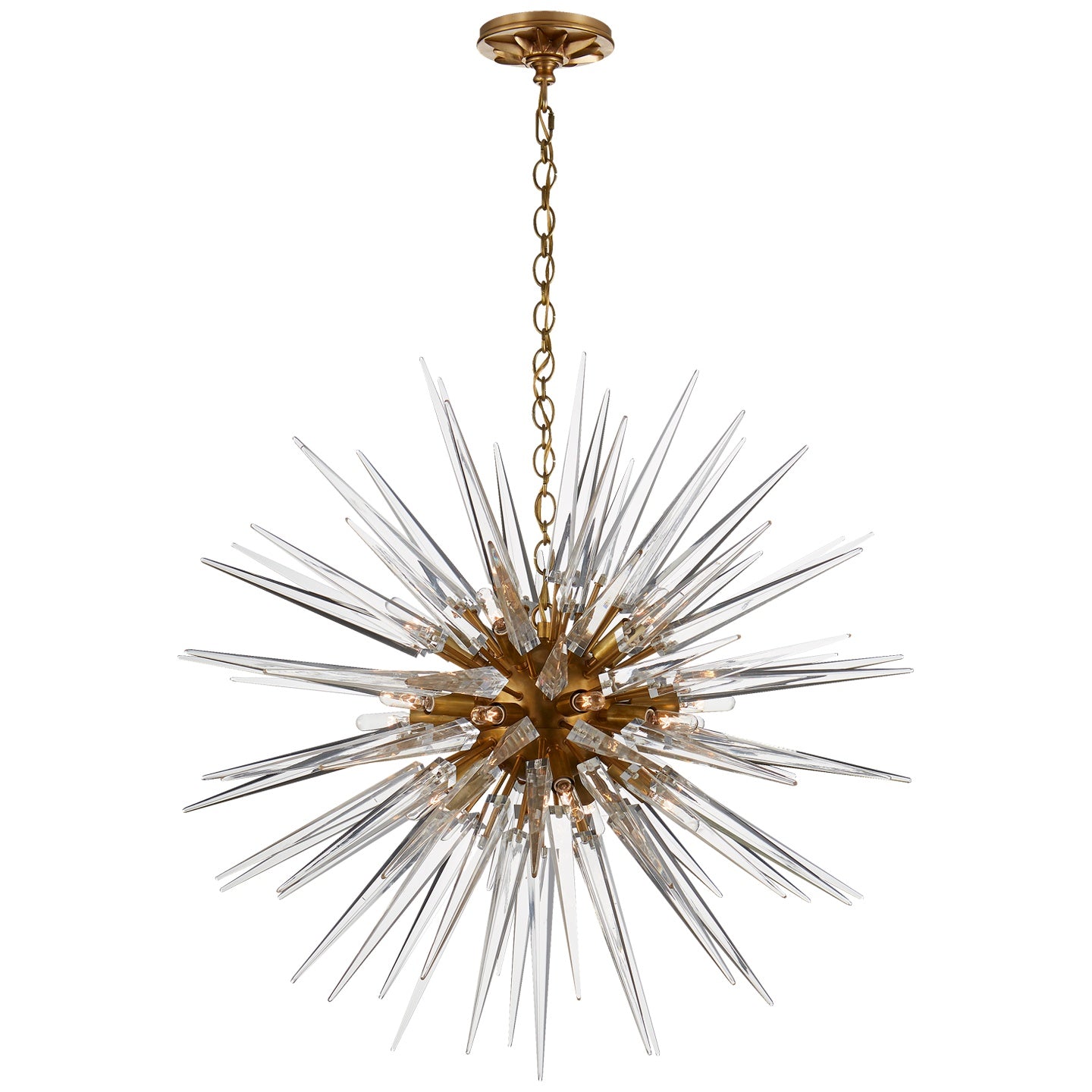 VISUAL COMFORT SIGNATURE, QUINCY SPUTNIK CHANDELIER, CHANDELIER LIGHT