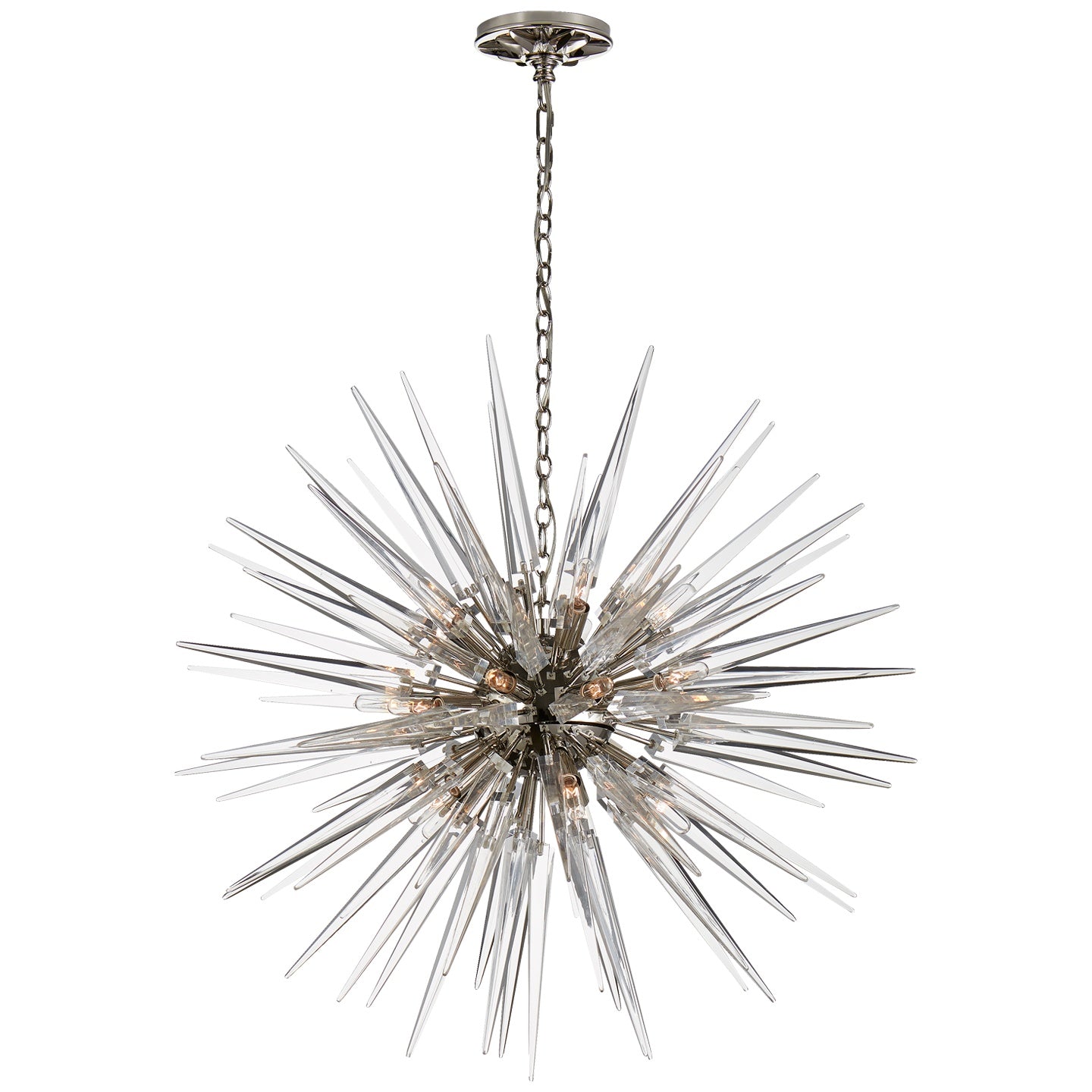 VISUAL COMFORT SIGNATURE, QUINCY SPUTNIK CHANDELIER, CHANDELIER LIGHT