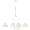 VISUAL COMFORT SIGNATURE, ASHTON FOUR LIGHT SCULPTED CHANDELIER, CHANDELIER LIGHT