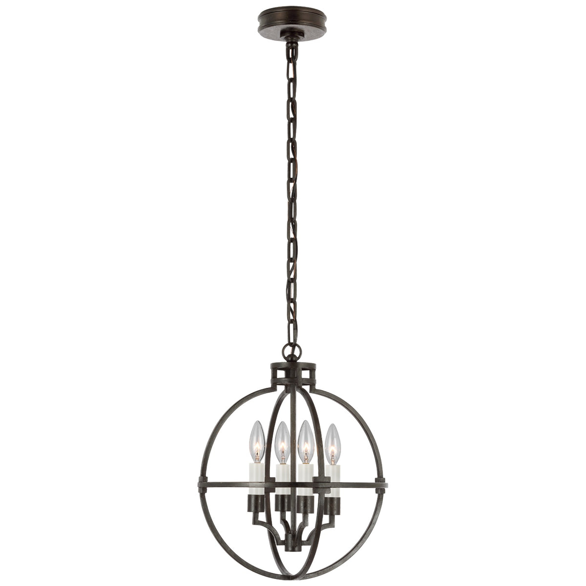 VISUAL COMFORT SIGNATURE, LEXIE GLOBE LANTERN, LANTERN CEILING LIGHT
