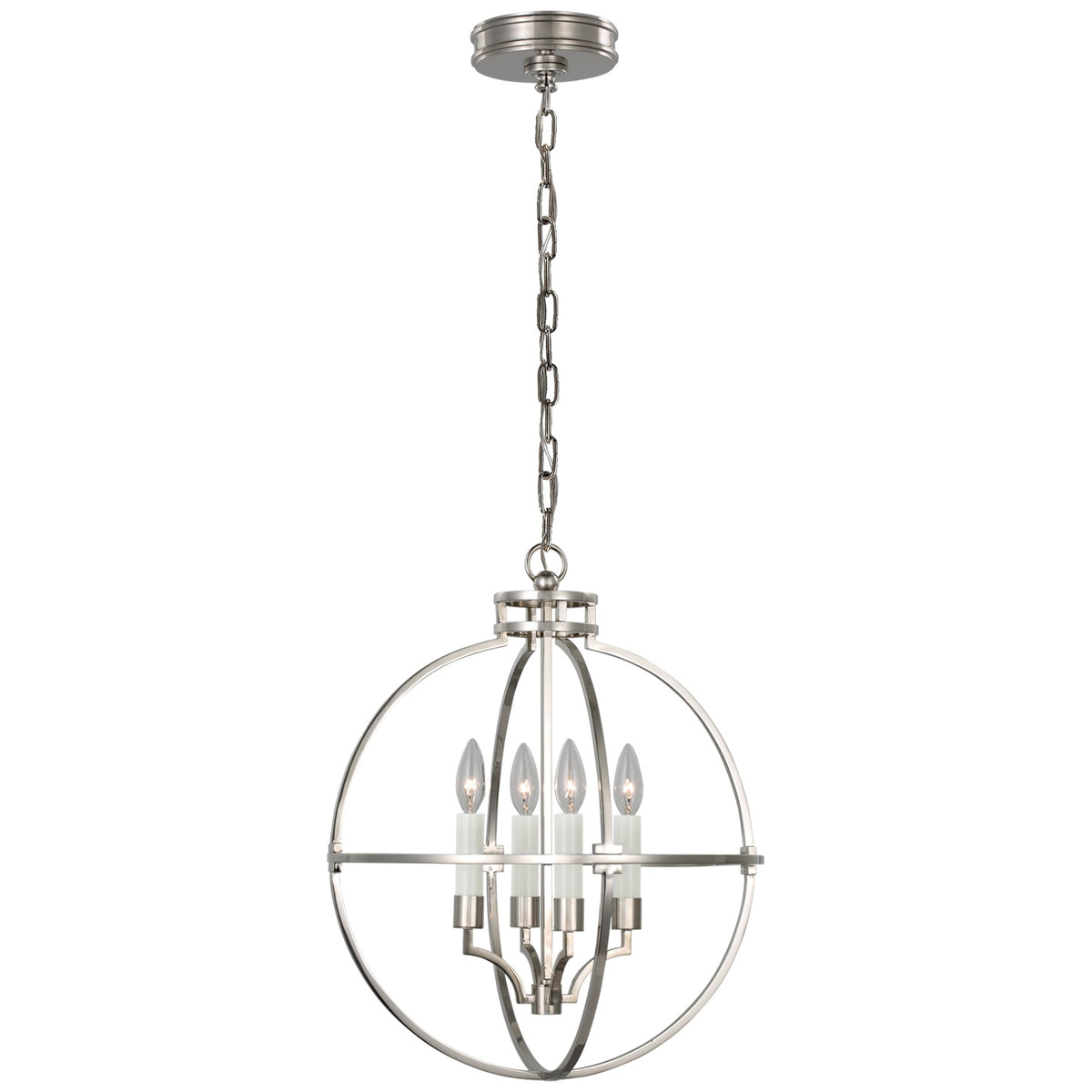 VISUAL COMFORT SIGNATURE, LEXIE GLOBE LANTERN, LANTERN CEILING LIGHT
