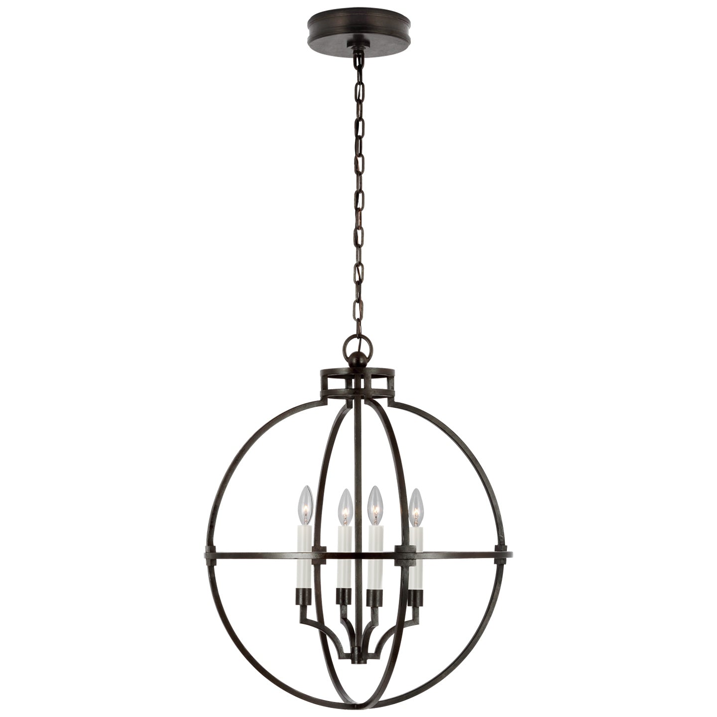 VISUAL COMFORT SIGNATURE, LEXIE GLOBE LANTERN, LANTERN CEILING LIGHT