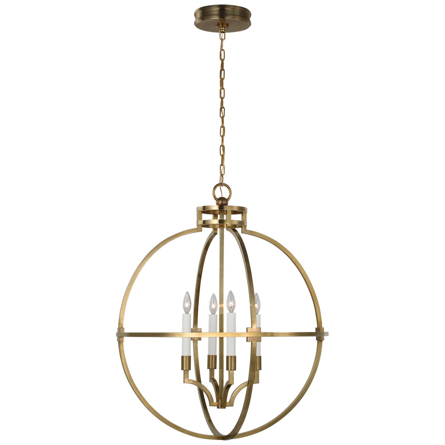 VISUAL COMFORT SIGNATURE, LEXIE GLOBE LANTERN, LANTERN CEILING LIGHT