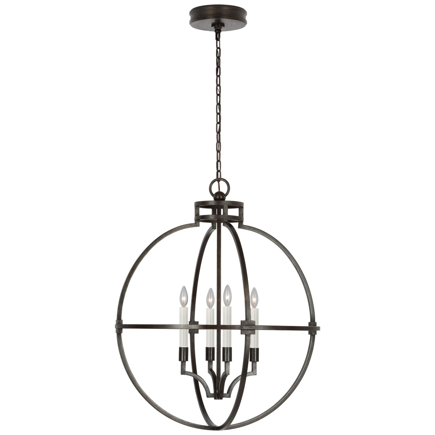 VISUAL COMFORT SIGNATURE, LEXIE GLOBE LANTERN, LANTERN CEILING LIGHT