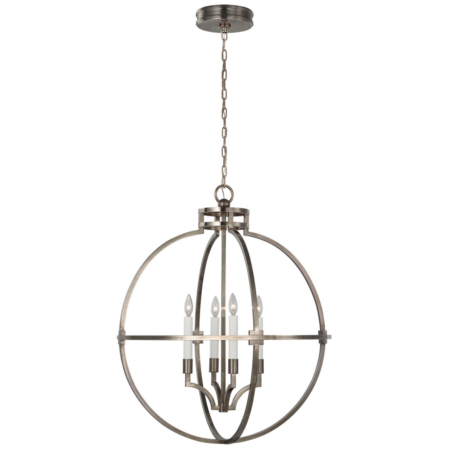 VISUAL COMFORT SIGNATURE, LEXIE GLOBE LANTERN, LANTERN CEILING LIGHT