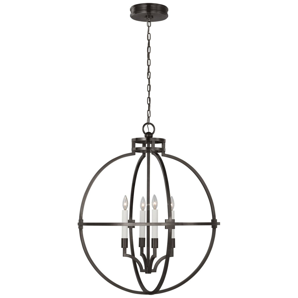 VISUAL COMFORT SIGNATURE, LEXIE GLOBE LANTERN, LANTERN CEILING LIGHT