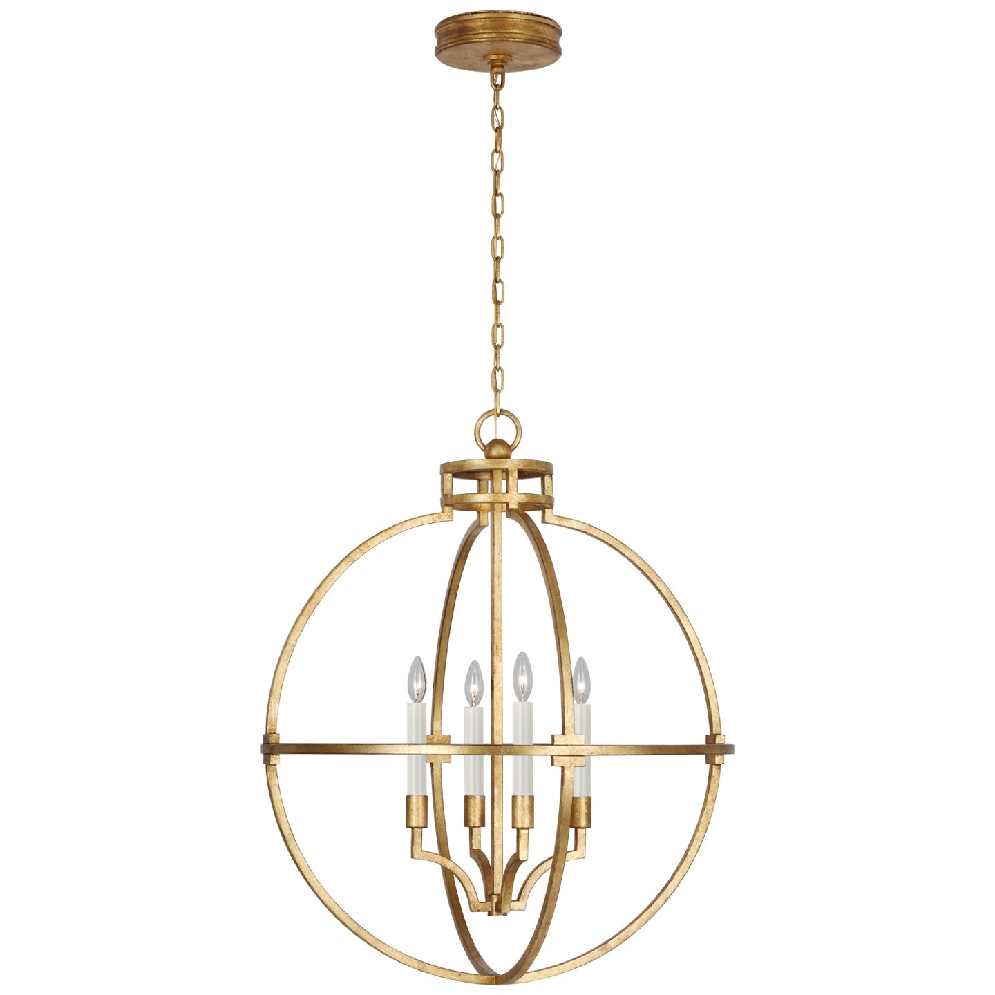 VISUAL COMFORT SIGNATURE, LEXIE GLOBE LANTERN, LANTERN CEILING LIGHT