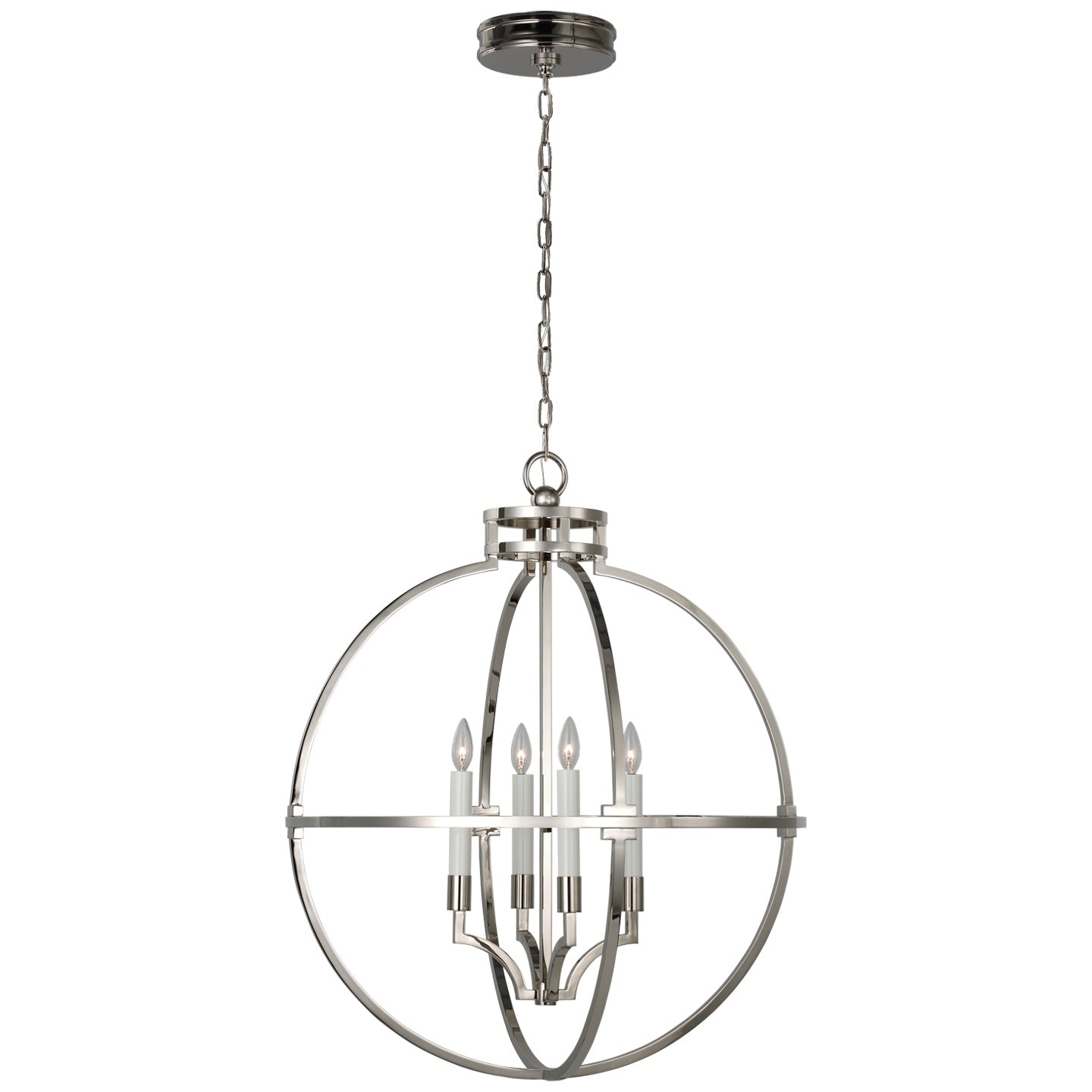 VISUAL COMFORT SIGNATURE, LEXIE GLOBE LANTERN, LANTERN CEILING LIGHT